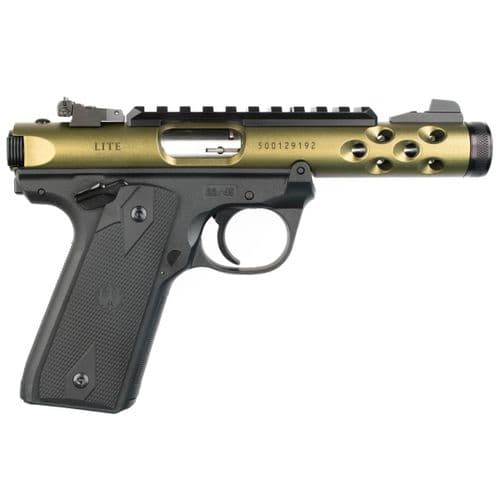 RUGER MARK IV LITE 2245 22LR 4.4" GREEN RUGER MARK IV LITE 2245 22LR 4.4" GREEN