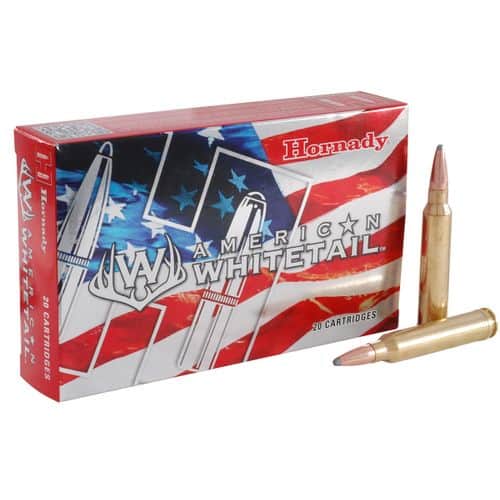 Hornady American Whitetail Ammunition 300 Winchester Magnum 180 Grain Interlock Spire Point Box of 20 Hornady American Whitetail Ammunition 300 Winchester Magnum 180 Grain Interlock Spire Point Box of 20