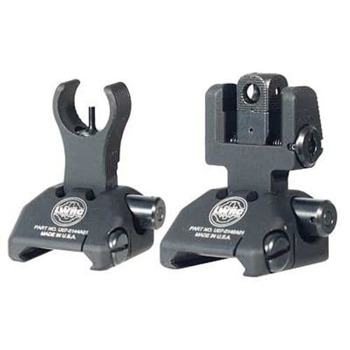 LWRC International 200-0065A01 Skirmish AR-15 Front and Rear Folding Sights Black LWRC International 200-0065A01 Skirmish AR-15 Front and Rear Folding Sights Black