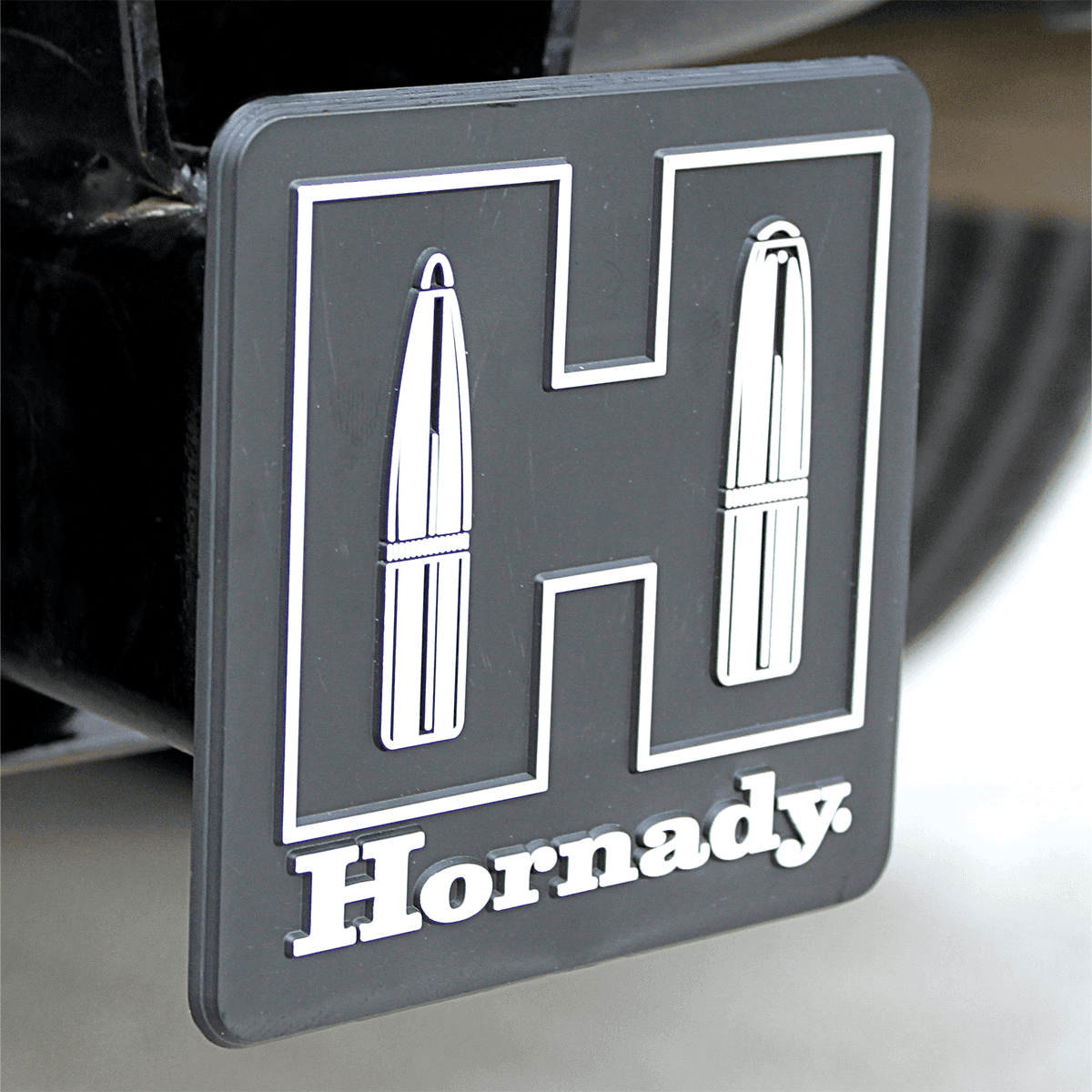Hornady 99132 Hitch Cover Black White Plastic 2.0" Long Hornady 99132 Hitch Cover Black White Plastic 2.0" Long