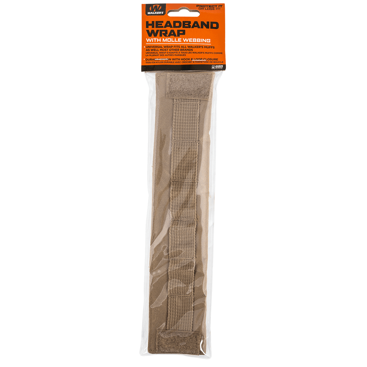 Walker's GWPHDBNDVFDE Razor Headband Wrap Flat Dark Earth Velcro Walker's GWPHDBNDVFDE Razor Headband Wrap Flat Dark Earth Velcro