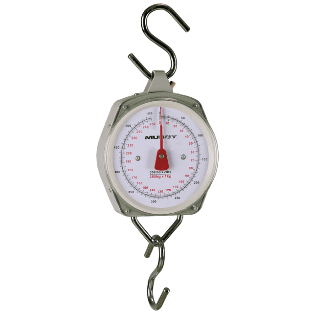 Muddy MUDGS550 Dial Game Scale Gray Aluminum 550 lbs Weight Capacity Muddy MUDGS550 Dial Game Scale Gray Aluminum 550 lbs Weight Capacity