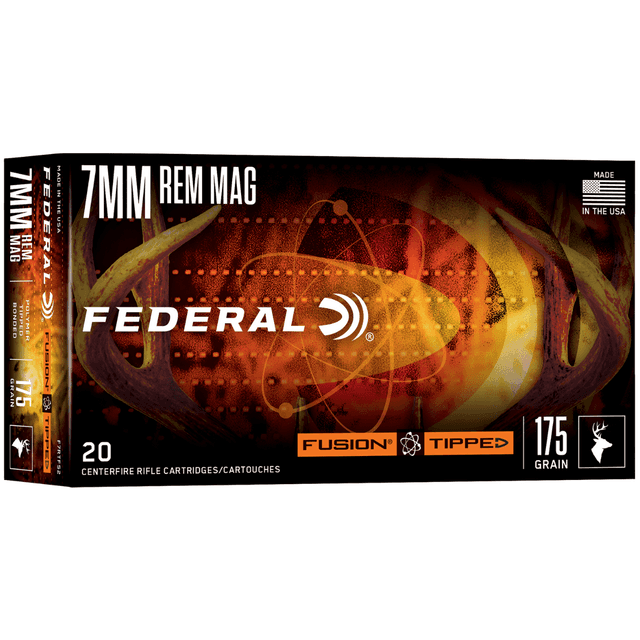 Federal Fusion 7mm 175 grain, 20 Per Box - F7RTFS2 Federal Fusion 7mm 175 grain, 20 Per Box - F7RTFS2