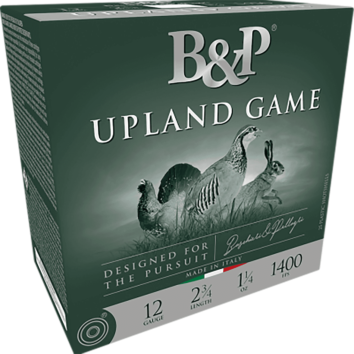 B&P Ammunition 12B14UP6 Upland Game 12 Gauge 2.75" 1 1/4oz 6 Shot 25 Per Box B&P Ammunition 12B14UP6 Upland Game 12 Gauge 2.75" 1 1/4oz 6 Shot 25 Per Box