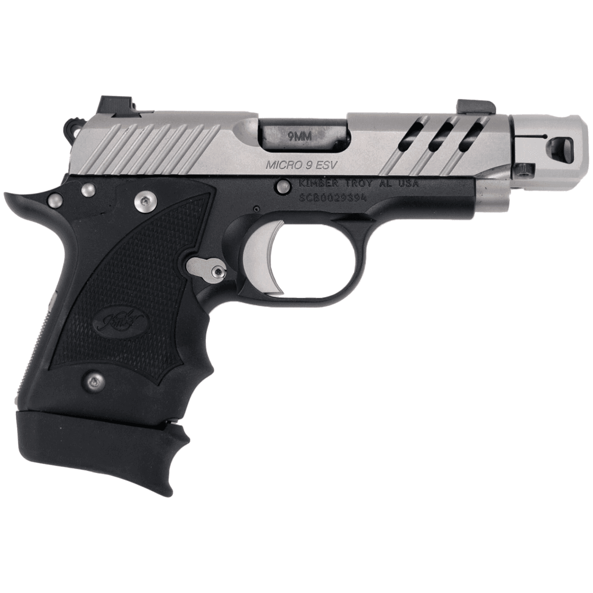 Kimber MICRO 9 ESV Two Tone 9mm Pistol with Mini Compensator Kimber MICRO 9 ESV Two Tone 9mm Pistol with Mini Compensator
