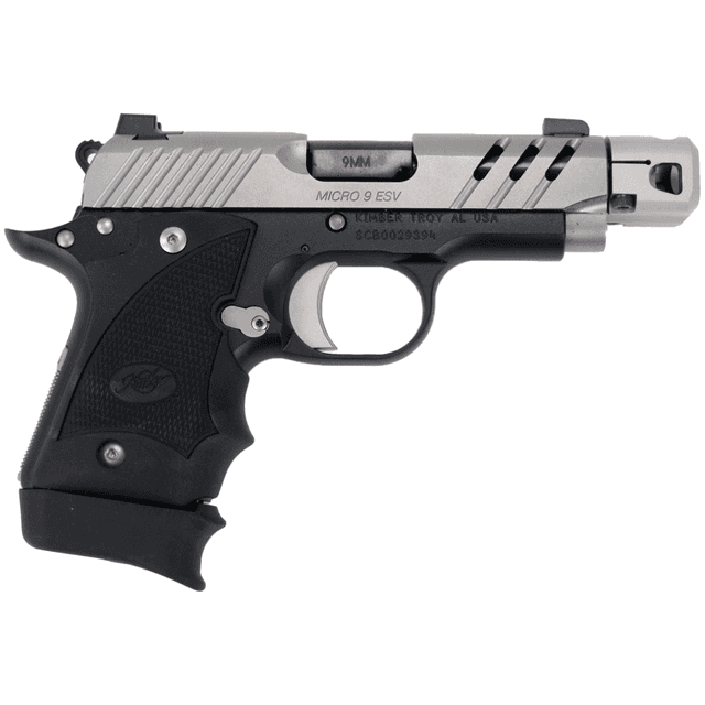 Kimber MICRO 9 ESV Two Tone 9mm Pistol with Mini Compensator Kimber MICRO 9 ESV Two Tone 9mm Pistol with Mini Compensator