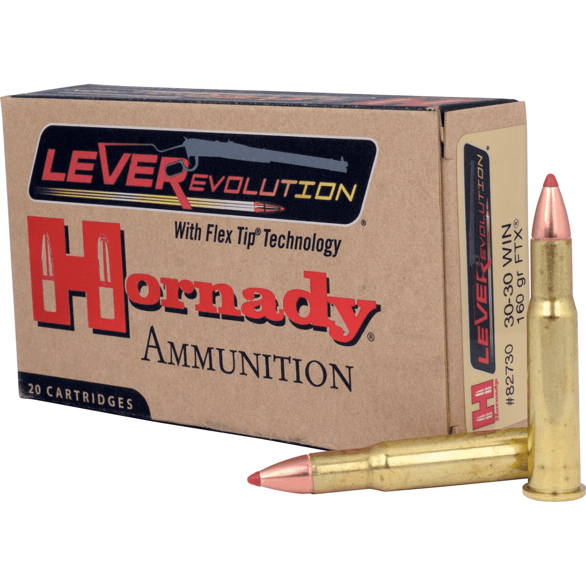Hornady LeverEvolution 30-30 Winchester Flex Tip 160 GR Hornady LeverEvolution 30-30 Winchester Flex Tip 160 GR