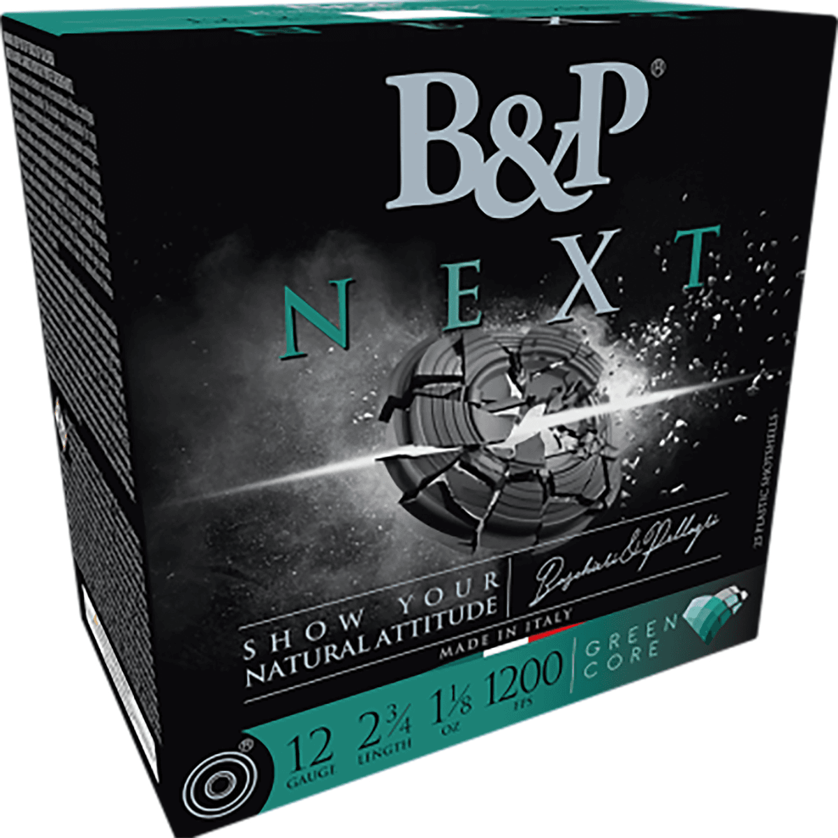 B&P Ammunition Next 12 Gauge 2.75" 1 1/8 oz 7.5 Shot, 25 Per Box / 10 Per Case - 12B18NX7 B&P Ammunition Next 12 Gauge 2.75" 1 1/8 oz 7.5 Shot, 25 Per Box / 10 Per Case - 12B18NX7