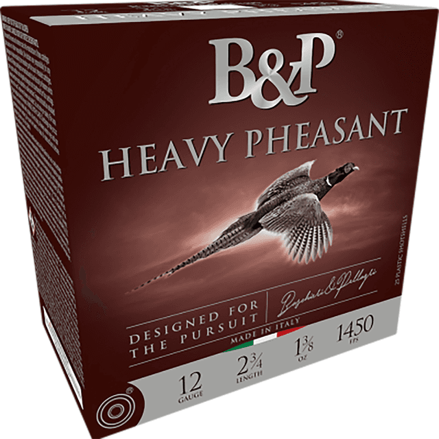 B&P Ammunition Heavy Pheasant 20 Gauge 3" 1 1/4 oz 5 Shot, 25 Per Box / 10 Per Case - 203B14H5 B&P Ammunition Heavy Pheasant 20 Gauge 3" 1 1/4 oz 5 Shot, 25 Per Box / 10 Per Case - 203B14H5