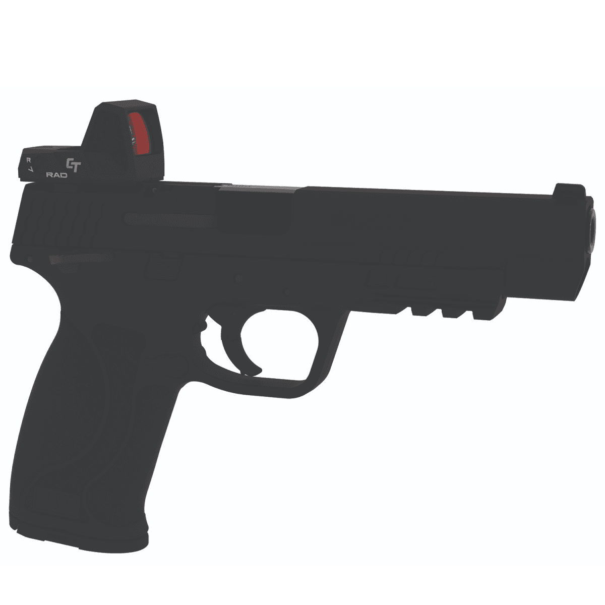 Crimson Trace CT RAD Dovetail Mounting Kit in Black-150751 Crimson Trace CT RAD Dovetail Mounting Kit in Black-150751