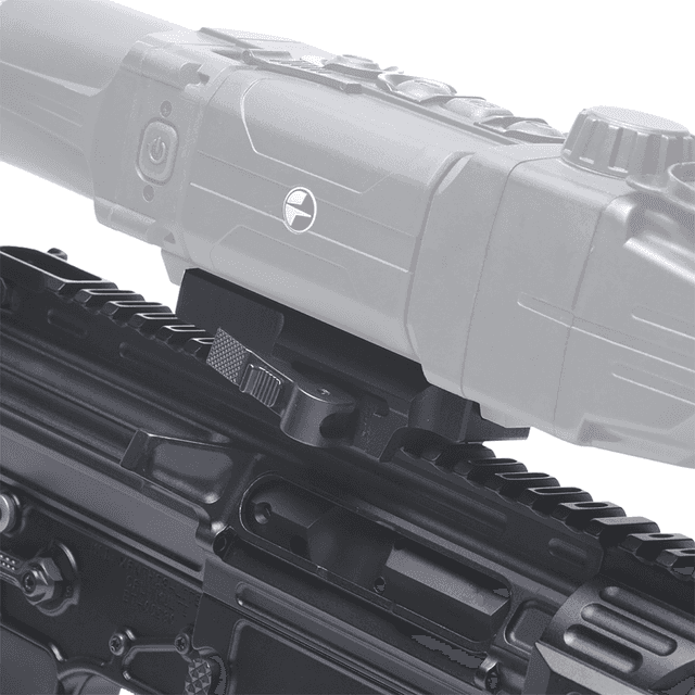 Pulsar Locking quick detach Mount in Matte Black Aluminum - 101544 Pulsar Locking quick detach Mount in Matte Black Aluminum - 101544