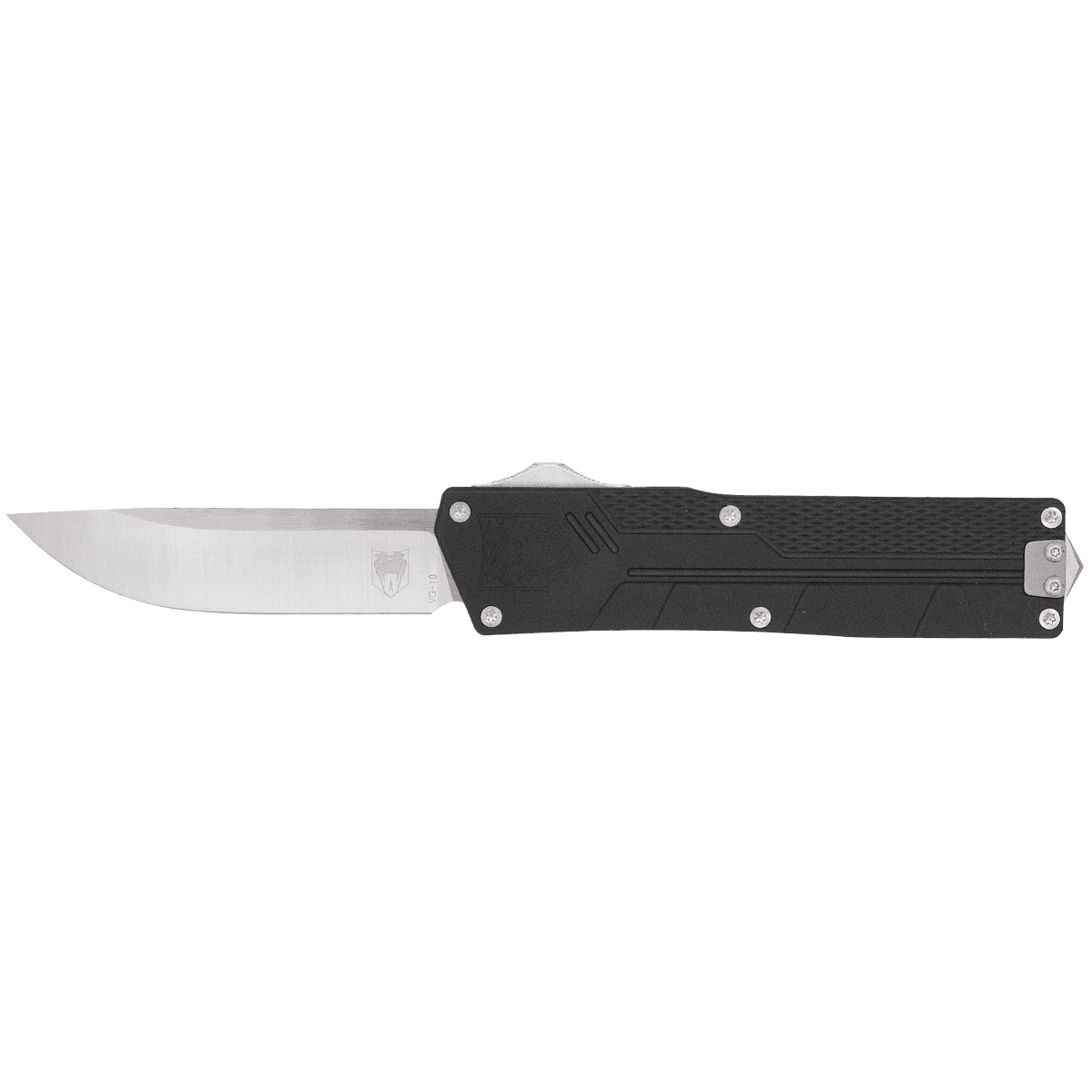 CobraTec Knives Paragon OTF Plain Satin VG-10 SS Blade Auto Knife CobraTec Knives Paragon OTF Plain Satin VG-10 SS Blade Auto Knife