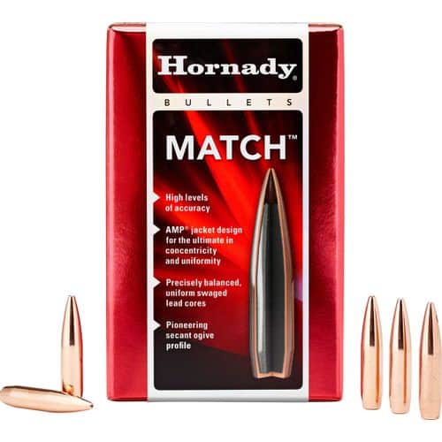 Hornady 24561 ELD Match 6mm .243 108 gr Extremely Low Drag Match 100 Per Box Hornady 24561 ELD Match 6mm .243 108 gr Extremely Low Drag Match 100 Per Box