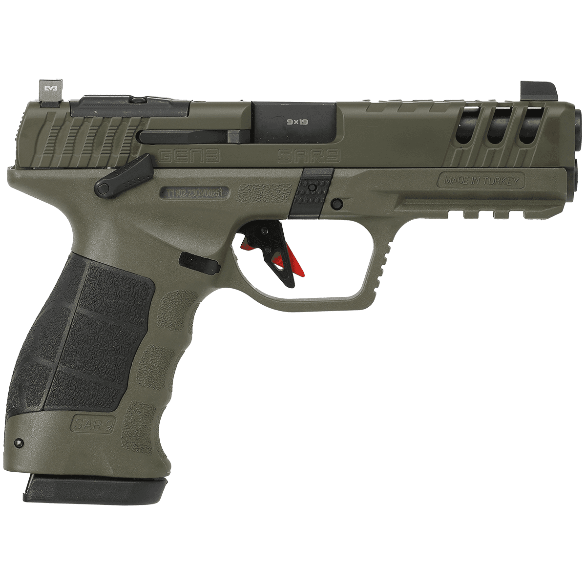 SAR USA SAR9G3OD SAR9 Gen3 Full Size Frame 9mm Handgun SAR USA SAR9G3OD SAR9 Gen3 Full Size Frame 9mm Handgun