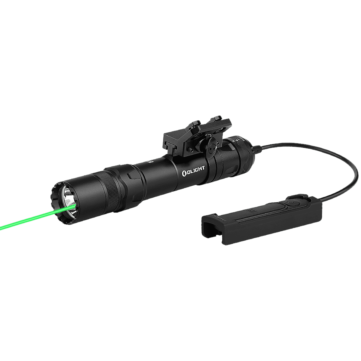Olightstore Usa Inc ODINGLPBK Odin GL Black Anodized 300/550/1,500 Lumens White LED Green Laser Olightstore Usa Inc ODINGLPBK Odin GL Black Anodized 300/550/1,500 Lumens White LED Green Laser