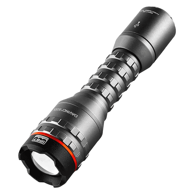 Alliance Consumer Group NEBFLT1063 Davinci 800L Flashlight Gray 100/400/800 Lumens White LED Alliance Consumer Group NEBFLT1063 Davinci 800L Flashlight Gray 100/400/800 Lumens White LED