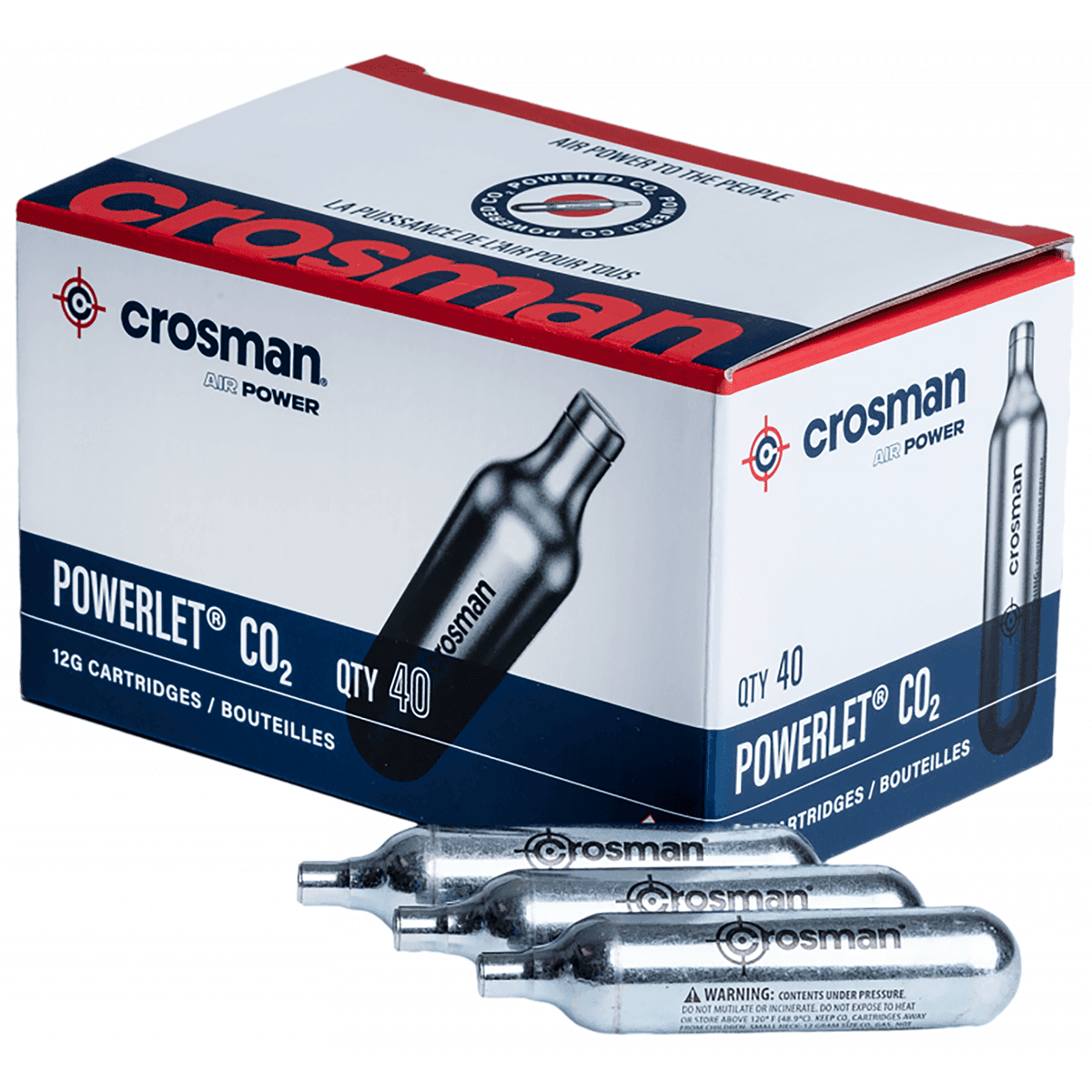 Crosman 23140 Powerlet CO2 12 Grams 40 Per Pkg Crosman 23140 Powerlet CO2 12 Grams 40 Per Pkg