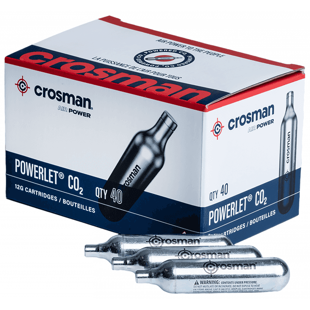 Crosman 23140 Powerlet CO2 12 Grams 40 Per Pkg Crosman 23140 Powerlet CO2 12 Grams 40 Per Pkg