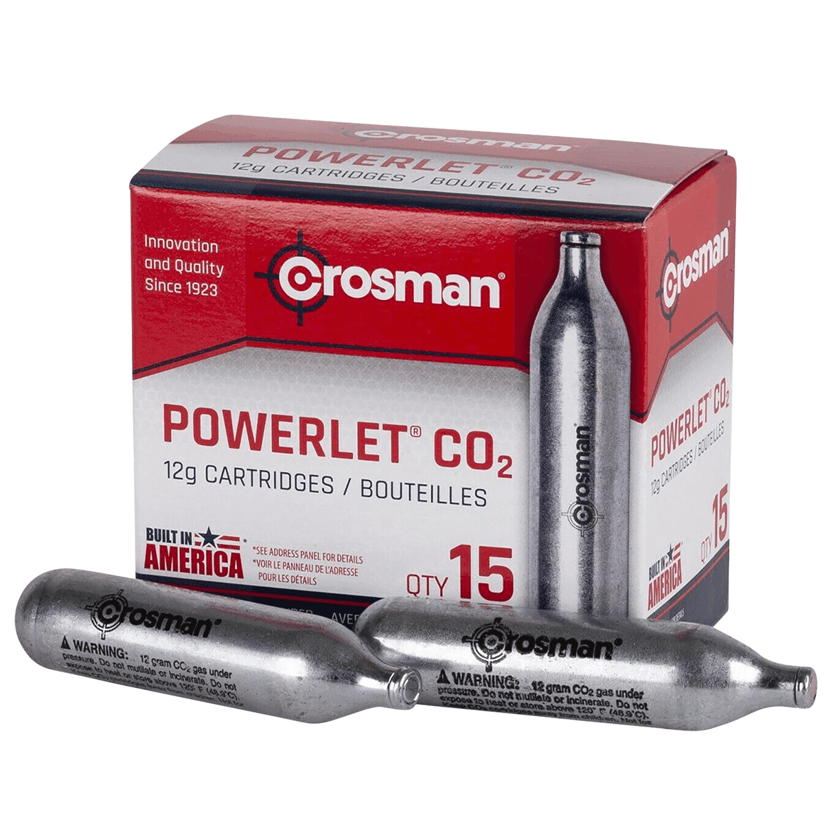 Crosman C2315 Powerlet CO2 12 Grams 15 Pack Crosman C2315 Powerlet CO2 12 Grams 15 Pack