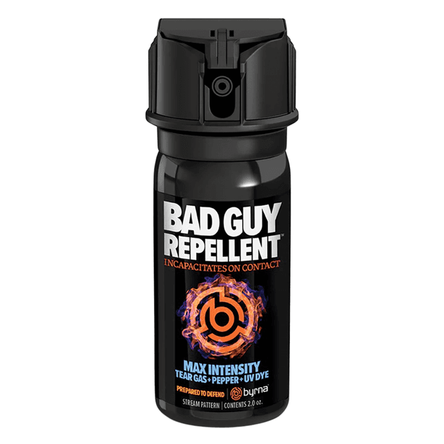Byrna Technologies BGR02105 Bad Guy Repellent Max Capsaicin UV Dye, Range 8-15 ft, Black, Spray Byrna Technologies BGR02105 Bad Guy Repellent Max Capsaicin UV Dye, Range 8-15 ft, Black, Spray