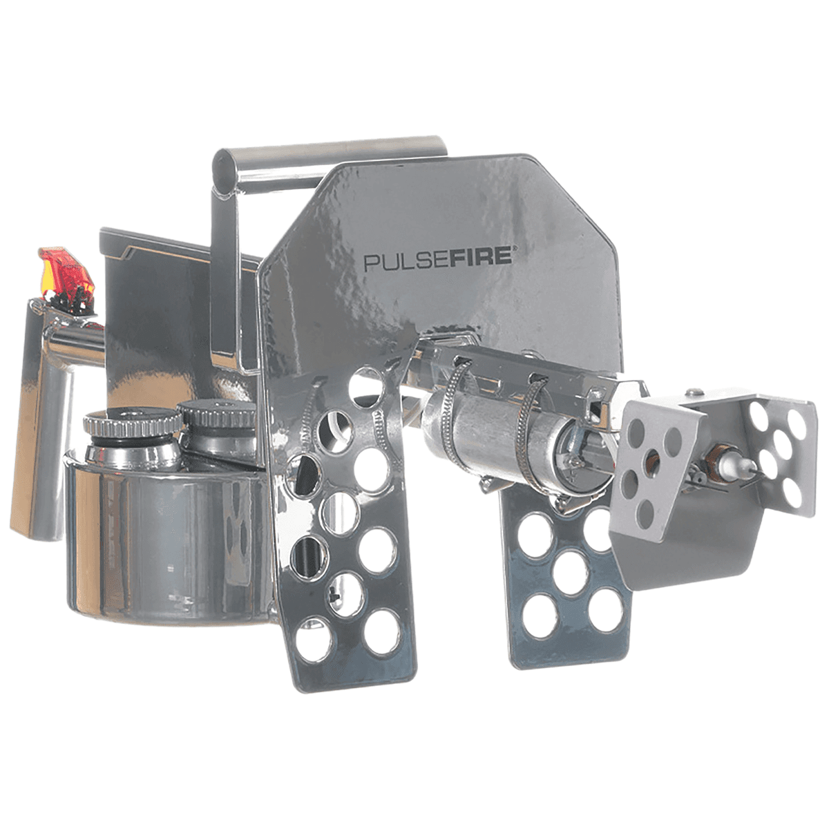 Exothermic Technologies PFLRTSILV Pulsefire LRT Mirror Silver Aluminum/Brass/Viton 25 ft Flame Range 25.70" Long Fuel Gasoline/Gasoline, Diesel Mix Includes Battery/Battery Charger Exothermic Technologies PFLRTSILV Pulsefire LRT Mirror Silver Aluminum/Brass/Viton 25 ft Flame Range 25.70" Long Fuel Gasoline/Gasoline, Diesel Mix Includes Battery/Battery Charger