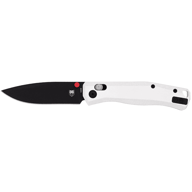 CobraTec Knives CTRGTSIL Regent EDC 3.25" OTF Plain Black TiCN S35VN Blade, 4.25" Silver Aluminum Handle CobraTec Knives CTRGTSIL Regent EDC 3.25" OTF Plain Black TiCN S35VN Blade, 4.25" Silver Aluminum Handle