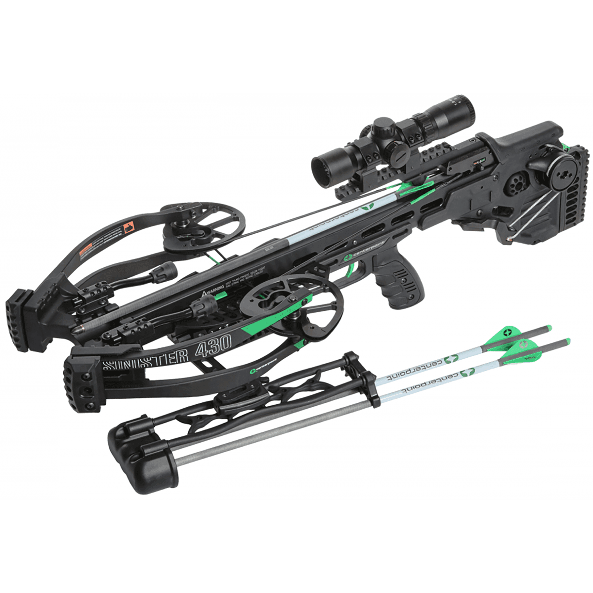 Centerpoint C0012 Sinister 430 430FPS 8.6 lbs 30" Black Centerpoint C0012 Sinister 430 430FPS 8.6 lbs 30" Black