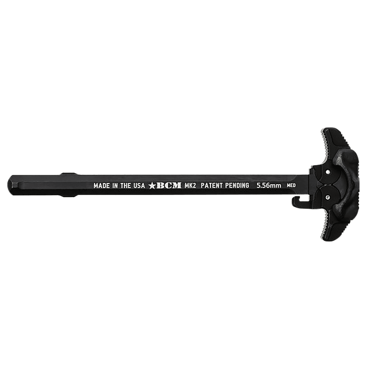 BCM GFHMK2MED Ambidextrous MK2 Charging Handle Compatible w/ Mil-Spec AR-15 Black 7075 T-6 Aluminum BCM GFHMK2MED Ambidextrous MK2 Charging Handle Compatible w/ Mil-Spec AR-15 Black 7075 T-6 Aluminum