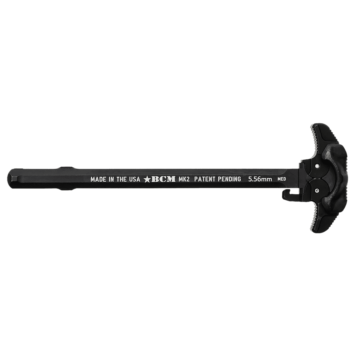 BCM GFHMK2MEDAMBI Ambidextrous MK2 Charging Handle Compatible w/ Mil-Spec AR-15 Black 7075 T-6 Aluminum BCM GFHMK2MEDAMBI Ambidextrous MK2 Charging Handle Compatible w/ Mil-Spec AR-15 Black 7075 T-6 Aluminum