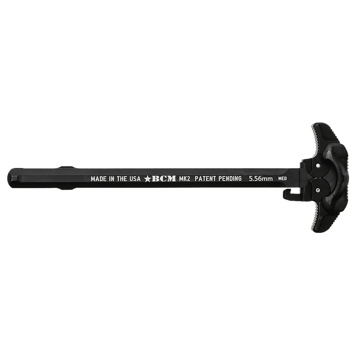 BCM GFHMK2LRGAMBI Ambidextrous MK2 Charging Handle Compatible w/ Mil-Spec AR-15 Black 7075 T-6 Aluminum BCM GFHMK2LRGAMBI Ambidextrous MK2 Charging Handle Compatible w/ Mil-Spec AR-15 Black 7075 T-6 Aluminum