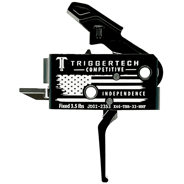 TriggerTech X46TBB33NNF Competitive Independence Black/White Fits AR-15 TriggerTech X46TBB33NNF Competitive Independence Black/White Fits AR-15