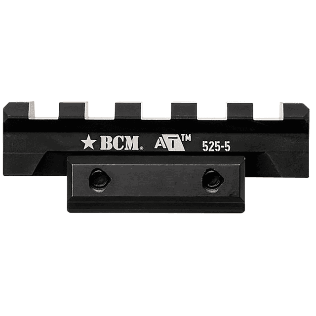 BCM ORAT5255 A/T Optic Riser 525-5 Black Anodized 5 Slots BCM ORAT5255 A/T Optic Riser 525-5 Black Anodized 5 Slots