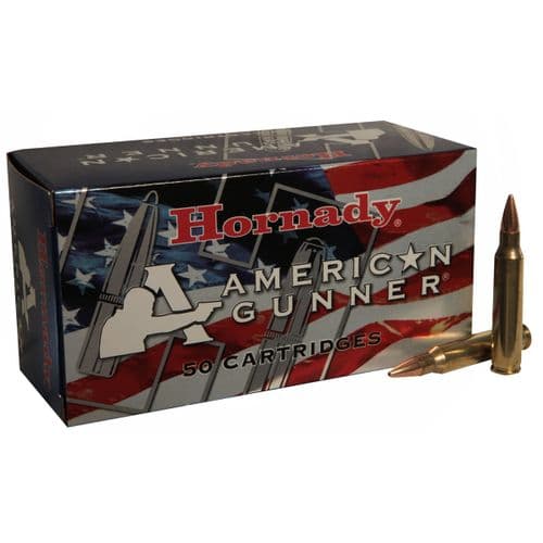 Hornady 80237 American Gunner 223 Rem 55 gr Hollow Point 50 Per Box Hornady 80237 American Gunner 223 Rem 55 gr Hollow Point 50 Per Box