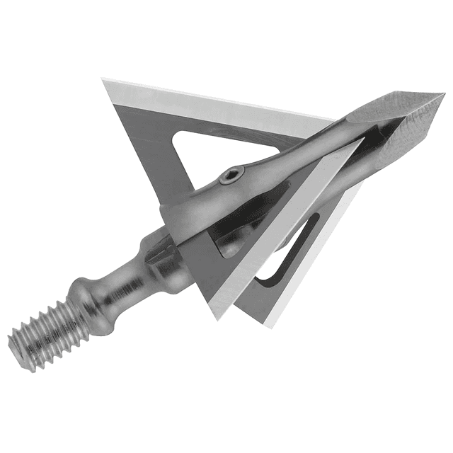 Muzzy 290 Trocar Broadhead 3-Blade Trocar Tip Solid Stainless Steel Ferrule Blades 100 gr/3 Per Pack Muzzy 290 Trocar Broadhead 3-Blade Trocar Tip Solid Stainless Steel Ferrule Blades 100 gr/3 Per Pack