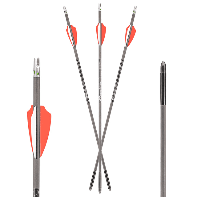 Axe Crossbows AX10004 Axe 440 Bolt Combo Pack Gray/Orange/White 19" 3 Bolts and 3 Lighted Nocks Axe Crossbows AX10004 Axe 440 Bolt Combo Pack Gray/Orange/White 19" 3 Bolts and 3 Lighted Nocks