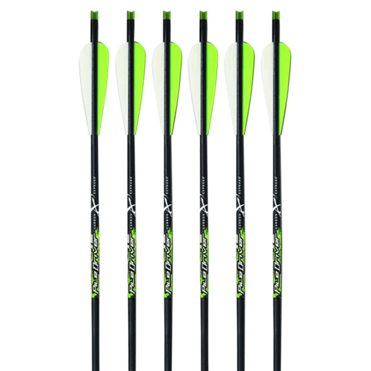 Carbon Express 52141 Piledriver Crossbolt Green 22" Carbon Fiber 6 Pack Carbon Express 52141 Piledriver Crossbolt Green 22" Carbon Fiber 6 Pack