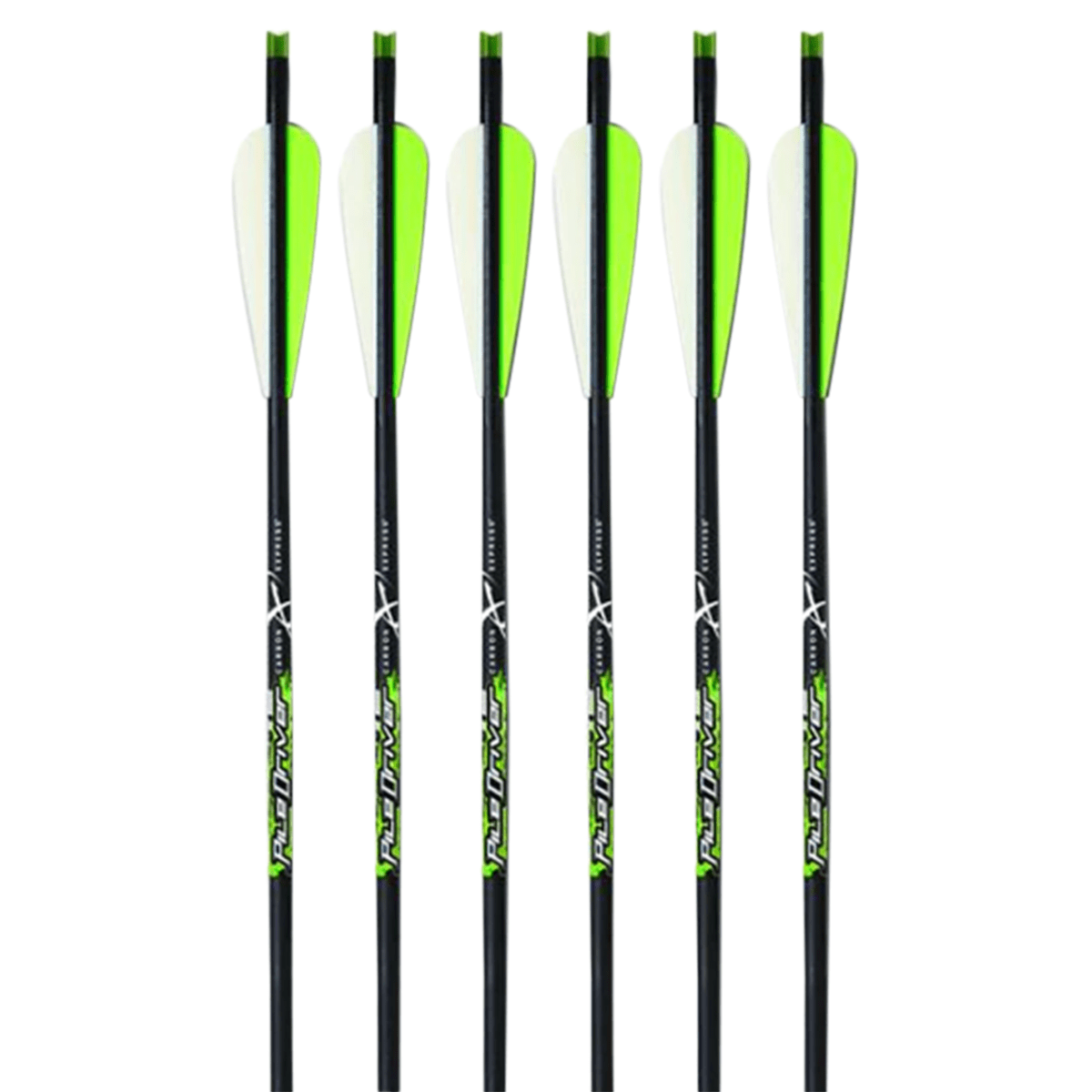 Carbon Express 52140 Piledriver Crossbolt Green 20" Carbon Fiber 6 Pack Carbon Express 52140 Piledriver Crossbolt Green 20" Carbon Fiber 6 Pack