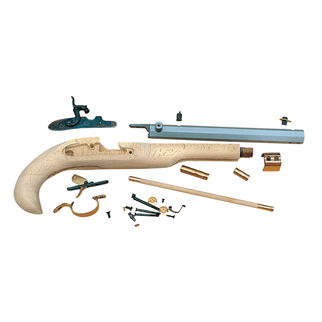 Traditions KPC50602 Kentucky Pistol Kit 50 Cal 10" Blued Sidelock Action Traditions KPC50602 Kentucky Pistol Kit 50 Cal 10" Blued Sidelock Action