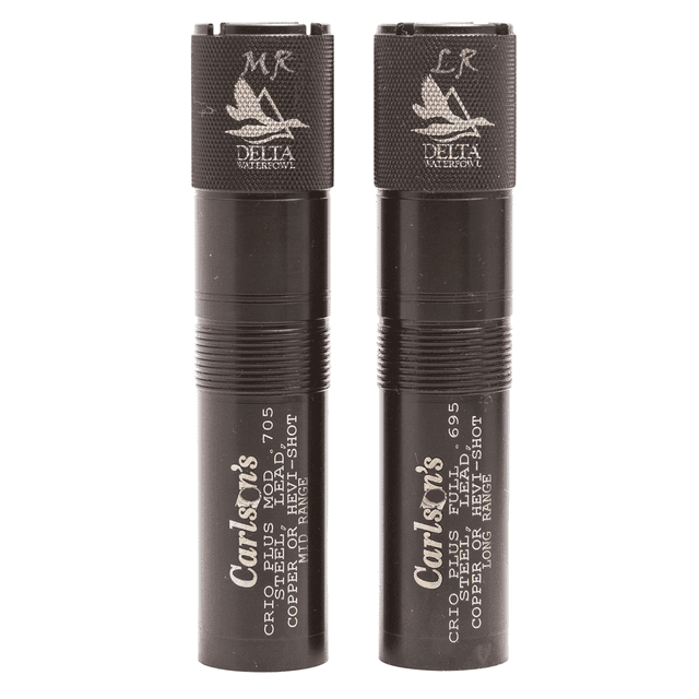 Carlson's Choke Tubes 07570 Delta Waterfowl 12 Gauge Mid-Range Long Range Knurled 17-4 Stainless Steel Carlson's Choke Tubes 07570 Delta Waterfowl 12 Gauge Mid-Range Long Range Knurled 17-4 Stainless Steel