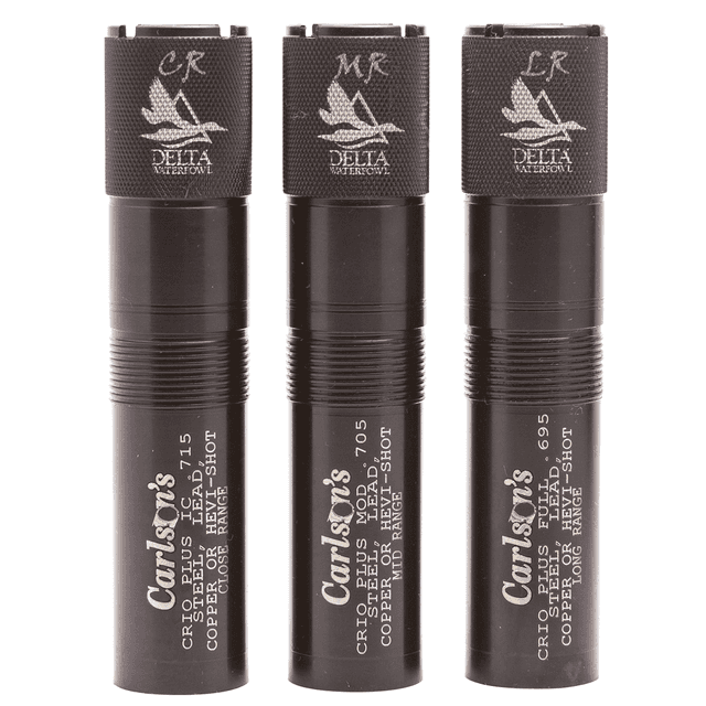 Carlson's Choke Tubes 07579 Delta Waterfowl 12 Gauge Mid-Range Long Range Close Range 17-4 Stainless Steel Carlson's Choke Tubes 07579 Delta Waterfowl 12 Gauge Mid-Range Long Range Close Range 17-4 Stainless Steel