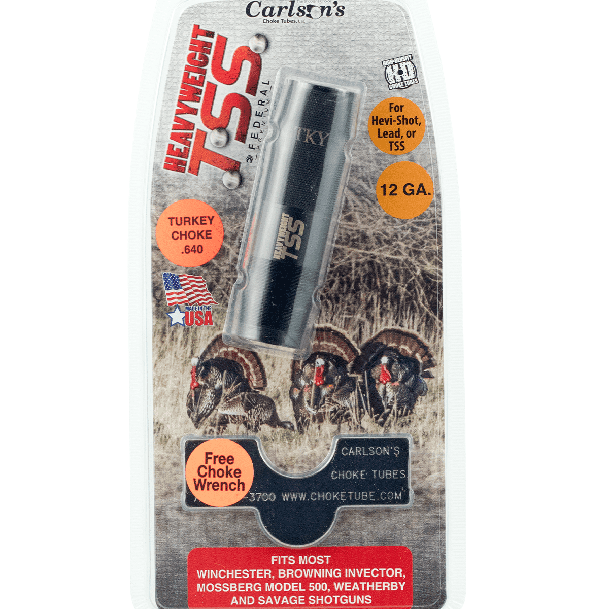 Carlson's Choke Tubes 38005 TSS Turkey 12 Gauge Turkey 17-4 Stainless Steel Carlson's Choke Tubes 38005 TSS Turkey 12 Gauge Turkey 17-4 Stainless Steel