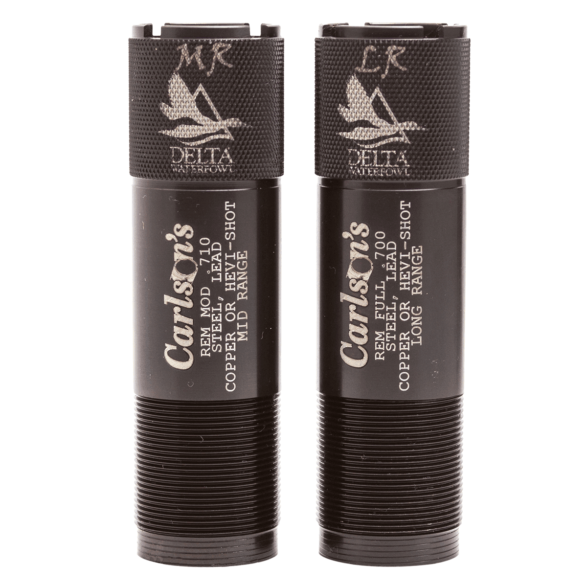 Carlson's Choke Tubes 07260 Delta Waterfowl Remington 12 Gauge Mid-Range Long Range Knurled 17-4 Stainless Steel Carlson's Choke Tubes 07260 Delta Waterfowl Remington 12 Gauge Mid-Range Long Range Knurled 17-4 Stainless Steel