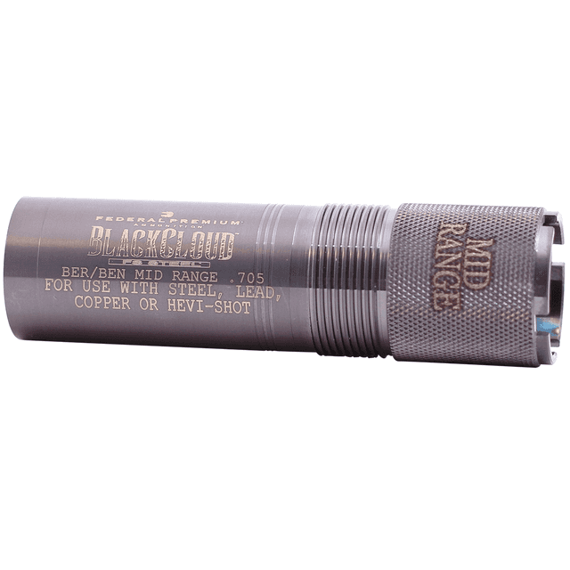 Carlson's Choke Tubes 09002 Black Cloud Beretta/Benelli 12 Gauge Mid-Range Steel Titanium Coated Carlson's Choke Tubes 09002 Black Cloud Beretta/Benelli 12 Gauge Mid-Range Steel Titanium Coated