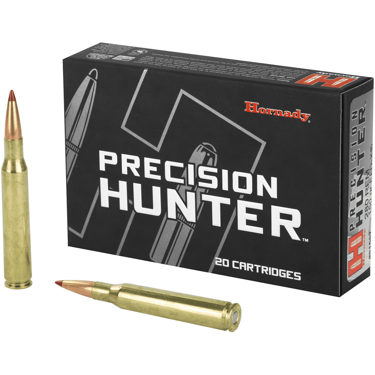 Hornady 81587 Precision Hunter 280 Rem 150 gr Extremely Low Drag eXpanding 20 Per Box Hornady 81587 Precision Hunter 280 Rem 150 gr Extremely Low Drag eXpanding 20 Per Box