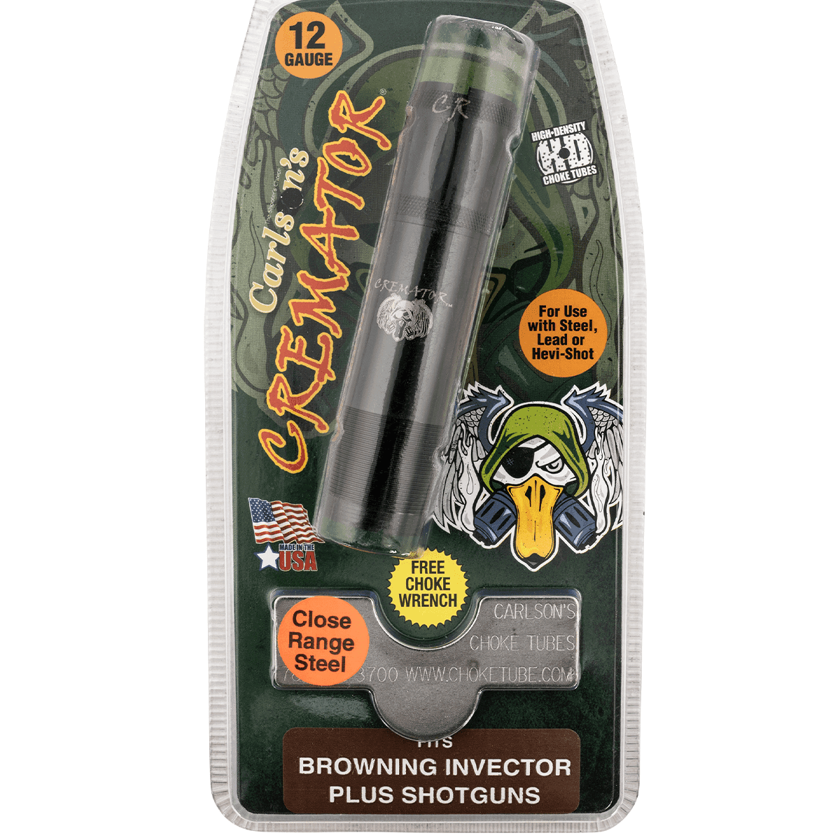Carlson's Choke Tubes 11623 Cremator 12 Gauge Close Range Non-Ported 17-4 Stainless Steel Carlson's Choke Tubes 11623 Cremator 12 Gauge Close Range Non-Ported 17-4 Stainless Steel
