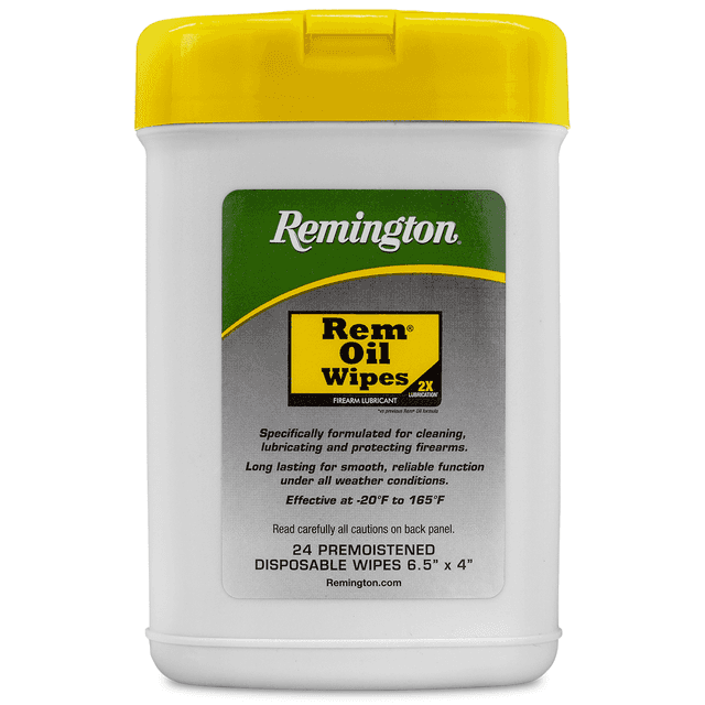 Remington Accessories 16325 Rem Oil Cleans/Lubricates/Protects Wipes 24 Count Remington Accessories 16325 Rem Oil Cleans/Lubricates/Protects Wipes 24 Count
