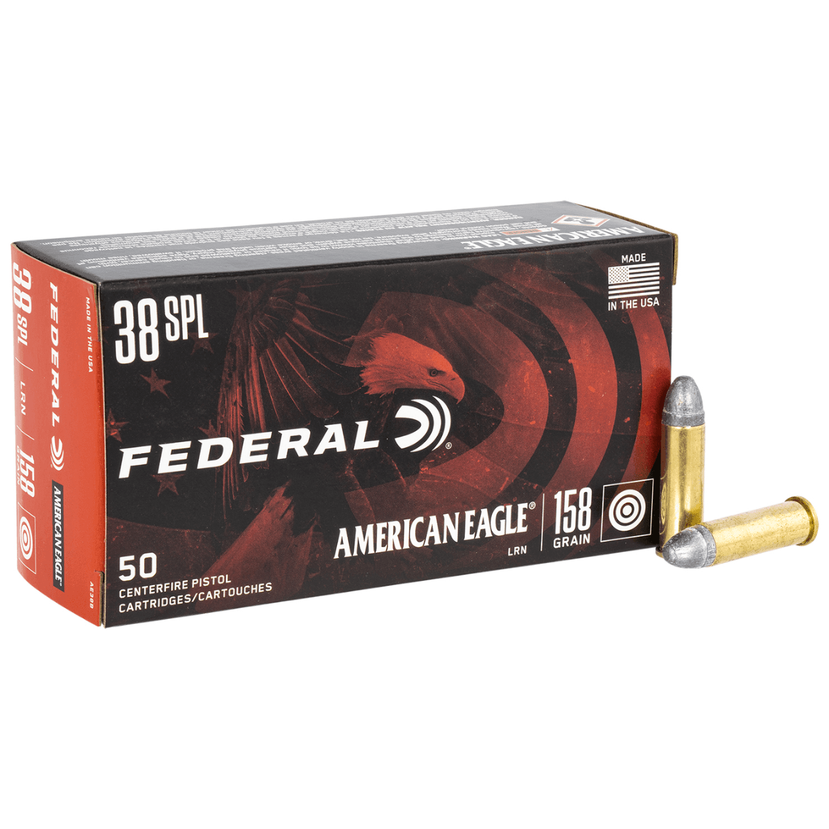 Federal American Eagle Handgun 38Special Ammunition - AE38B Federal American Eagle Handgun 38Special Ammunition - AE38B