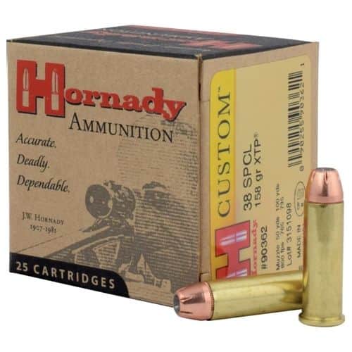 Hornady AMMO 38 SPCL 158 GR XTP Hornady AMMO 38 SPCL 158 GR XTP
