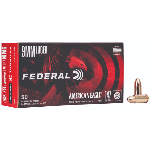 Federal American Eagle Indoor Range Training 9mmLuger Ammunition - AE9N2 Federal American Eagle Indoor Range Training 9mmLuger Ammunition - AE9N2