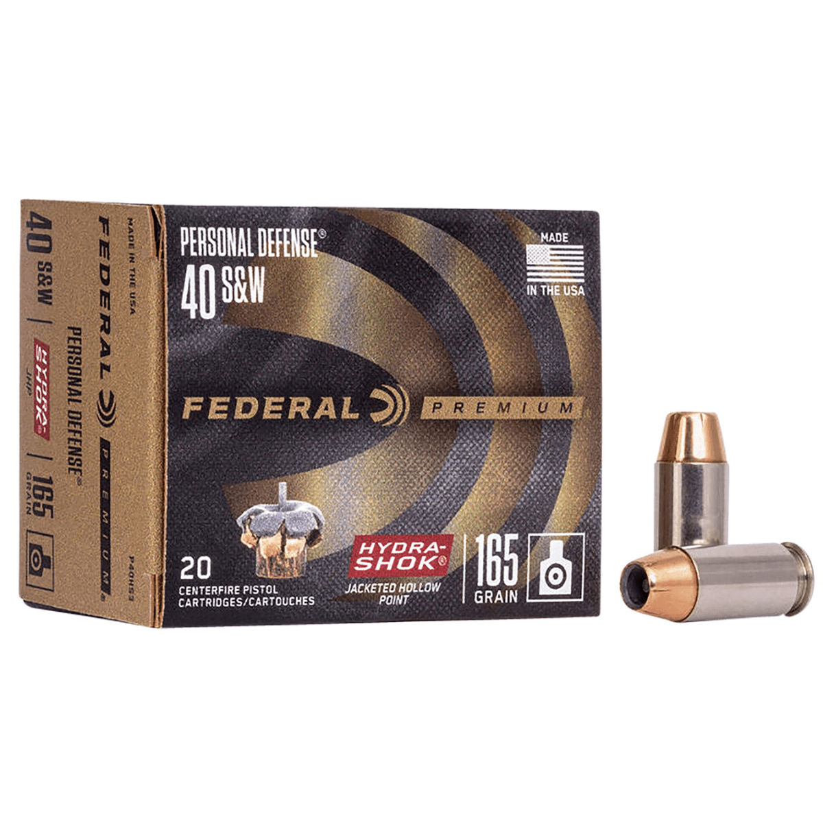Federal Premium Personal Defense 40S&W Ammunition - P40HS3 Federal Premium Personal Defense 40S&W Ammunition - P40HS3